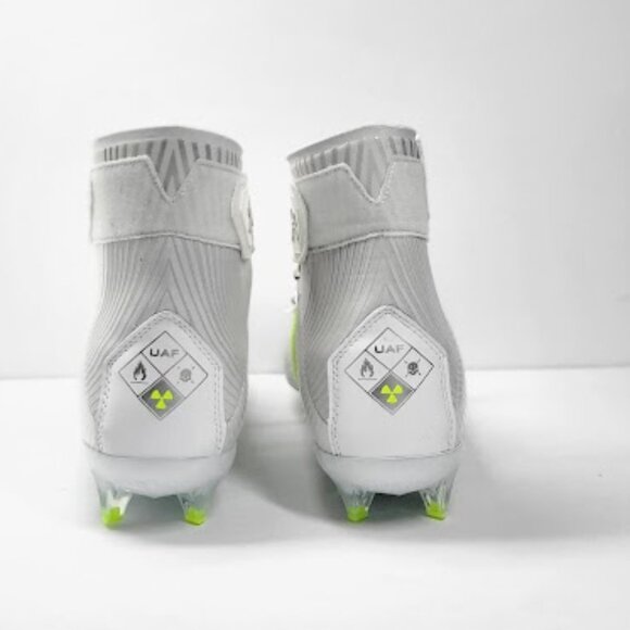 UNDER ARMOUR Highlight MC 3023716-106 White Men\'s Football Cleats Size 10.5 NEW main image 4